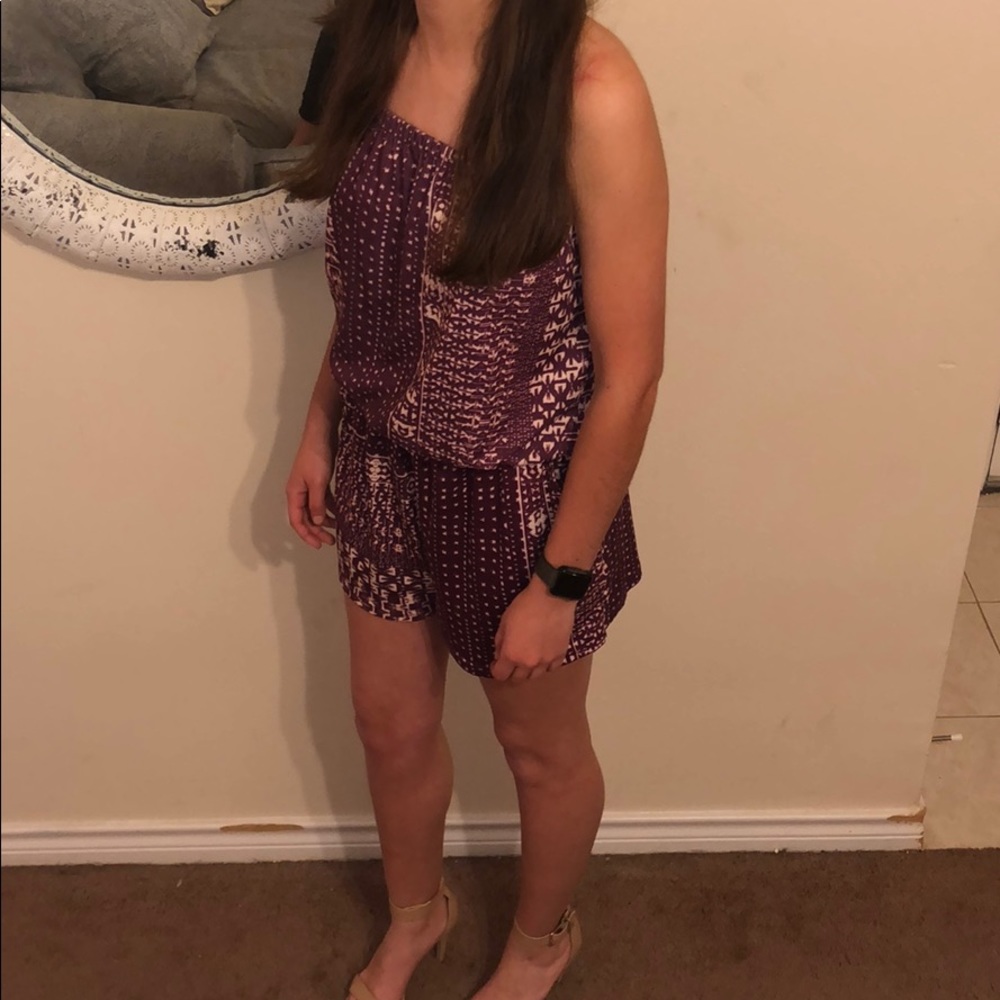 Maroon Romper